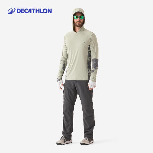 Decathlon fishing sports sun protection T-shirt breathable skin clothing sun protection jacket-5165634