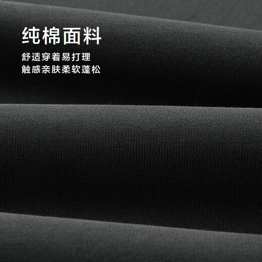 HLA Hailan House sweatshirt men's autumn round neck slightly elastic fashion embroidered pure cotton long-sleeved men's HNZWD3J100A