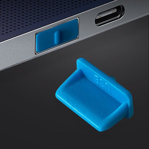 Computer Tools Computer Dustproof Accessories USB Dustproof Plug USB Sealing Plug Laptop USB Removable Silicone Material 3mm Tail Wing Design Plug-in Black 5 Pack