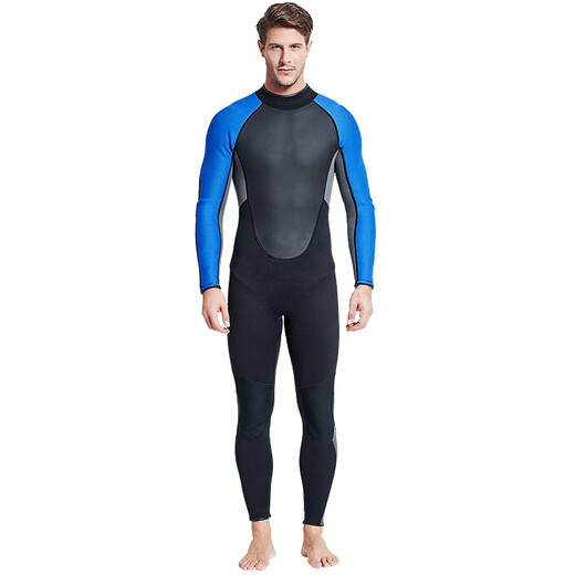 Hai Bart SBART3mm warm warm ein einteiliger Tauchanzug Männer wasserdichte Tauchanzug Surfenanzug kalte Winter Badeanzug Ausrüstung nasse Kleidung 1283 Männer schwarz (1,5 mm) m