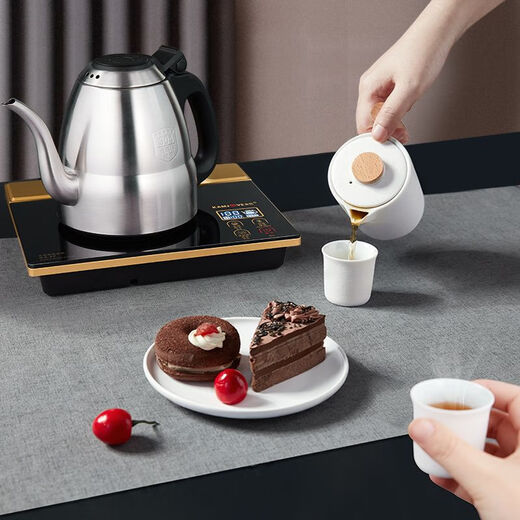 KAMJOVE F7 electric kettle with handle, automatic water filling, kettle insulation, integrated tea making stove, tea set F7
