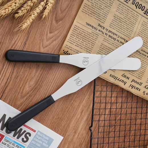 Yonghuan QN3882 Gâteau à énergie à sec spatule 8 pouces 10 pouces Table de tuyauterie professionnelle commerciale Couteau de boulangerie Couteau à pâtisserie 12 pouces Spatule Q3883 (plus)