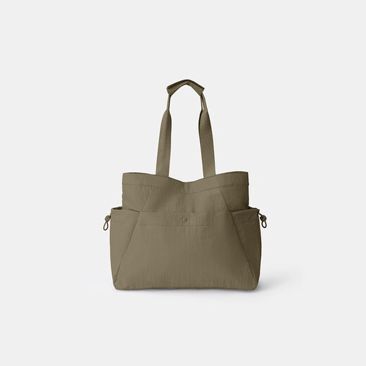 Bolsa de bolsas de Muji (Muji) que se puede quitar y no tocar fácilmente dentro de la bolsa de la bolsa Bolso de hombro Bolsa de yoga Camina de yoga Longitud marrón 41.5* Ancho 14.5* Altura 33cm 16L