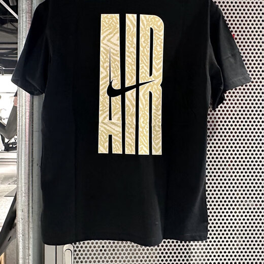 耐克（NIKE）短袖男装夏季新款跑步训练运动服透气休闲圆领时尚T恤HQ9249-010 HQ9249-010/背后AIR印花 S