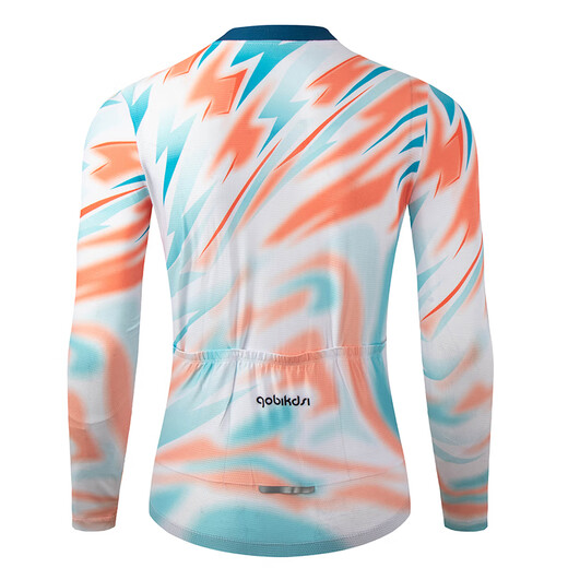 Lightning (SPIUTO) Cycling Clothing 2024 New Autumn and Winter Men's and Women's Long-Sleeved Tops Road Cycling Slim Fit Quick-Drying Elastic Clothes Mixed Color Long Sleeves XS