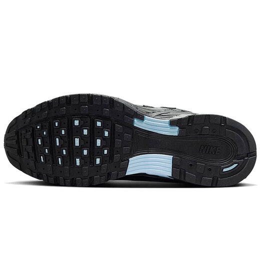 Nike (Nike) Chaussures masculines 2025 Printemps et automne Nouveau P-6000 Chaussures de sport chaussures papa rétro chaussures de course de chaussures IF6199-003 Black Grey 42