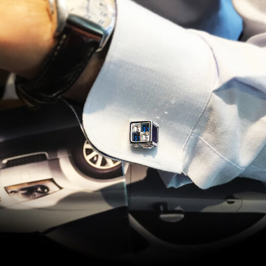 Hengyuanxiang Cuffers de manchette pour hommes à la mode masculine Luxury French French Shirt Suit Cuffs Nobrins (emballage de boîte cadeau)