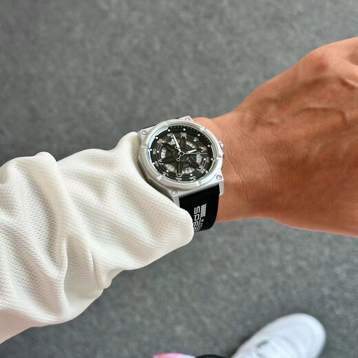 Peak Black Warrior Watch Men's Series Quartz Watch Genuine Men's Sports Brand Student Waterproof Trend YB14134J1 [Silver]