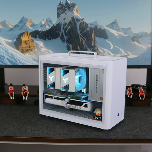 AMD R7 5700X/RX7650GRE/5060TI graphics card mini host ITX complete portable DIY computer assembly machine desktop mini office desktop AI PC computer configuration four | R7 5700X/RTX5060