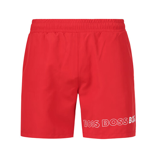 Hugo -Chef Hugoboss New Herren Black Series Beach Swimming Shorts offizielles Flaggschiff 50469300 829 Orange S