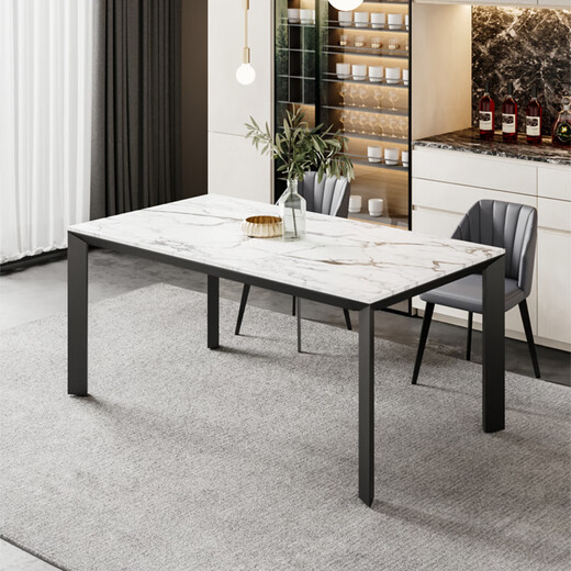 Wen Yijia personalizada Mesa de aleación de aluminio triangular personalizado Pats de mesa de comedor de la mesa de la placa de roca soporte de mármol de la mesa de la mesa de la mesa de cerámica de cerámica puede ser negro: longitud 1295 mm* ancho 695 mm* altura 735 mm