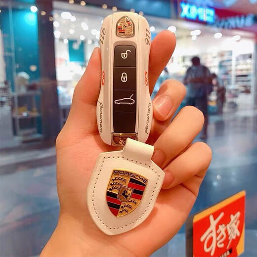 Geeignet für Porsche Key Shell Cayenne 911 Macan Set Boxster Paramela 718 Buckle Taycan Bag 19-24 911/992 Schnalle