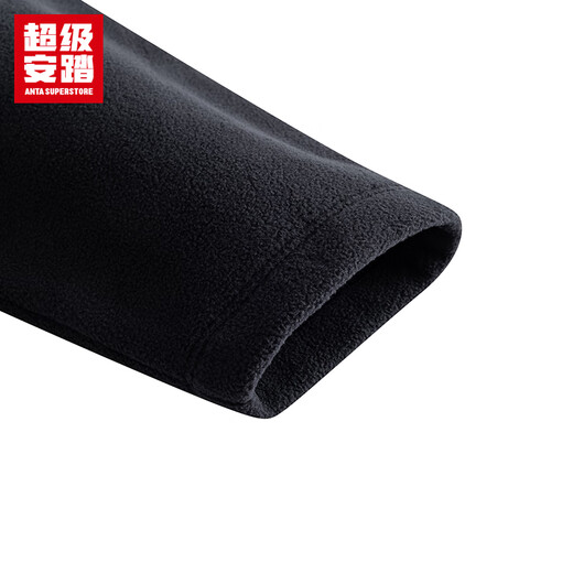 Super Anta Fleece Sports Jacket Men's Autumn Outdoor Light Warm Velvet Stand Collar Jacket Inside and Outer Top 152536706U