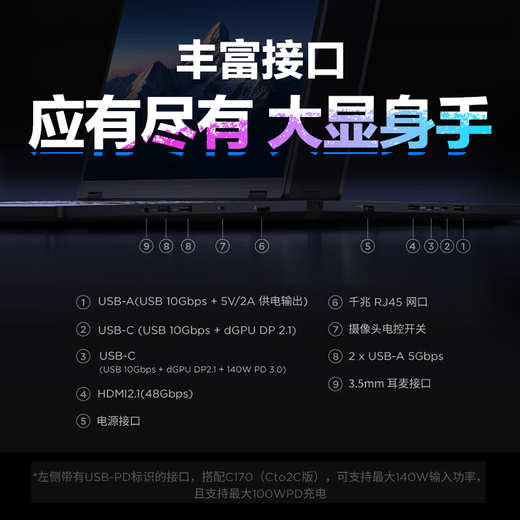 联想拯救者Y7000P 2025补贴20%大学生电竞游戏本畅玩黑神话悟空i7-14650HX/i9可选来酷游戏笔记本电脑 24核i7-14900HX  满血5070 16G+1TB固态丨优惠立减丨大额补贴 2.5K 240Hz高刷电竞屏可选