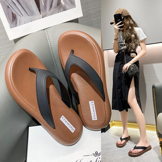 Belle Flip Flops Damen 2025 Neue Sommerfuß-Clip Outdoor-Anti-Rutsch-Fitnes Outdoor Anti-Smoothing Beach Slipper Frauen im Freien Anti-Odor 3882 Grüne einfache Hausschuhe Frauen Outdoor High-Prespect 39_Size 38-Fuß-Slipperinnen Frauen im Freien im Freien vor der Voraussetzung für Frauen im Freien