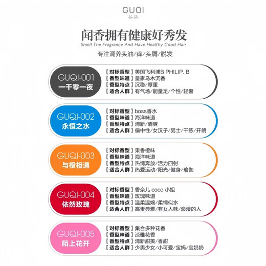 Gu Qi Shampoo Flagship Hair Mask Set Oil Control Refreshing Flush Fragrant Shampoo Universal for Men and Women Eternal Water Shampoo 750ml