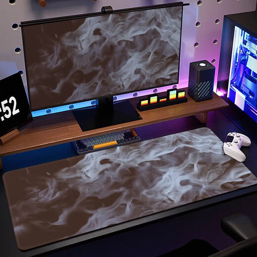 Mat de ratón con Sense Eports E-Sports de escritorio de computadora súper grande para la alfombra de teclado para niños Representante y lavable Mat de ratón ZZ-3893/Llama [80 cm*30 cm de espesor 2 mm]