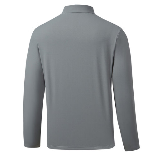 Kailash Mint Sweatshirt Men's Jacket Spring and Autumn Long Sleeve T-Shirt Solid Color Casual Style Half-Zip Bottoming Shirt Stand Collar Sports Top Black TS-772636 XL