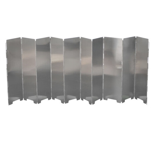 Qinkai anti-splash oil oil shield stove outdoor stall windproof board gas stove small portable windshield outdoor camping height 30cm 10 pieces