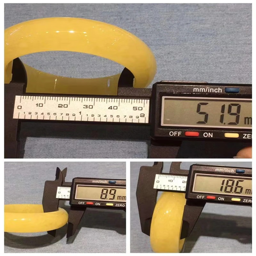 Half a grain of exquisite chicken fat yellow beeswax bracelet. Full of honey. Chicken fat yellow beeswax with clear lines and rich wax. The whole set is free of debris and cracks.