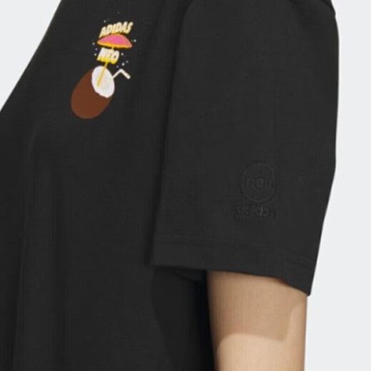 阿迪达斯 （adidas）官方网Neo短袖女装夏季新款健身训练运动跑步透气休闲圆领T恤 IP3878 XS