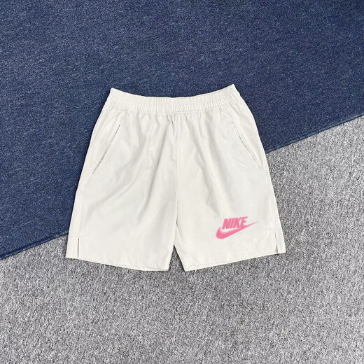 NBA VIBE-NIKE夏季薄款冰丝运动短裤男士梭织速干宽松休闲健身训练篮球四 【白色】983-粉 S