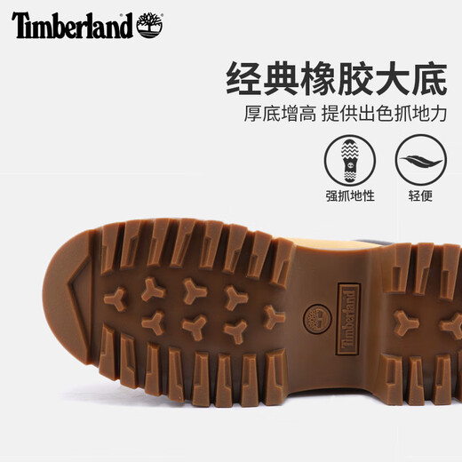 添柏岚（Timberland）官方踢不烂女鞋大黄靴高帮厚底增高防泼水|A6GCF A6GCF754/小麦色 37.5
