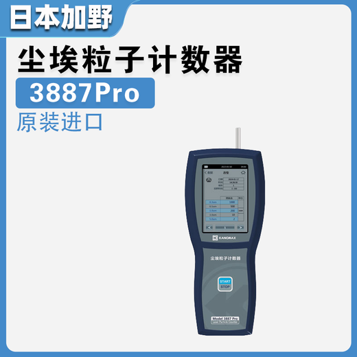 Detector de partículas láser de partículas de polvo de Kanomax 3887lite (3 canales) _sunfeng