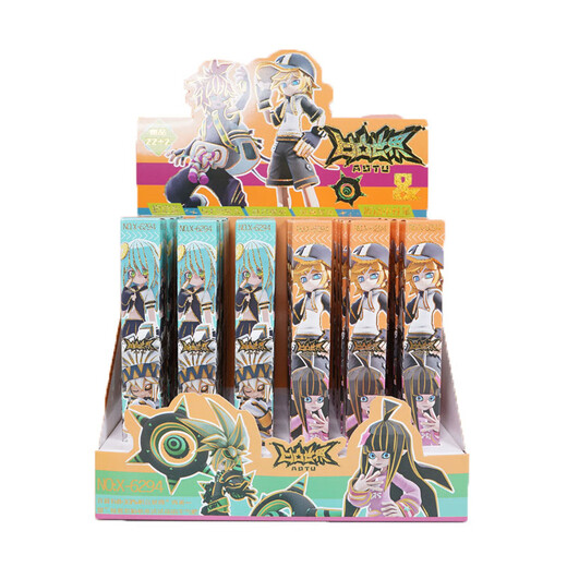 Hanoufei Convex World New Blind Box Pen Creative Cartoon Cute Ins High-Precision Press Neutral Pen Quick Dry Black Water X-6189 Naruto Blind Box Pen Random 6 0.5mm 0.5mm x Single