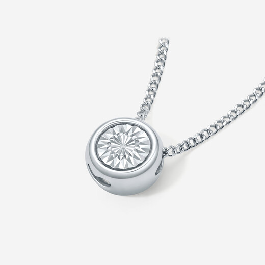 Saturday Fu PT950 Platinum Necklace Women's Bubble Platinum Clavicle Chain Birthday Gift B0621005 About 3.52g 40+5cm