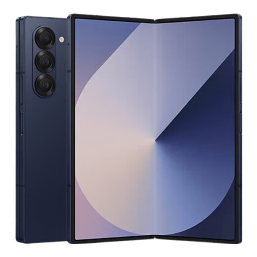 Samsung has RMB 200 off for a limited time! Galaxy Z Fold6 large-screen AI mobile phone, ultra-thin foldable screen phone, third-generation Snapdragon 8 gaming phone, 99 new, cold night blue 12GB+512GB display machine, 95 new, full price direct discount
