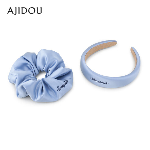AJIDOU Ajidou headband 520 birthday gift fashionable floral headband large intestine hairband for girlfriend and wife black
