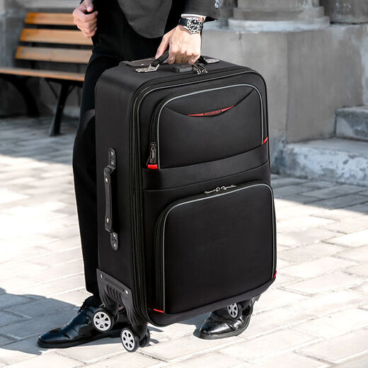 
Yiliwu 1049 people collection password box large capacity extra large suitcase men's fashion suitcase multi-function student lever black-wear-resistant Oxford cloth universal wheel 22-inch need to be checked/easy to carry
