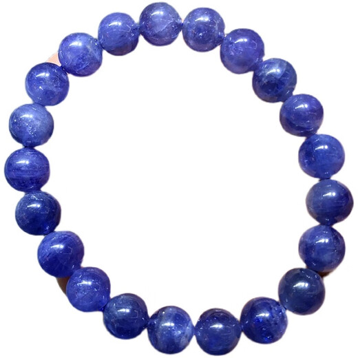 Pei Meng Crystal Tanzanite Bracelet Women's Heart of the Ocean Purple Sapphire Tanzanite Single Circle Bracelet Jewelry Gift 7MM Single Circle with Certificate