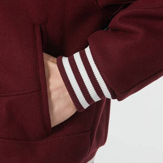 
Adidas official ship store men's jacket new windproof loose casual top CNY hooded jacket sportswear IT0210 red M