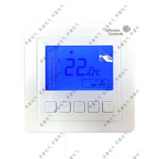 Central air conditioning thermostat Johnson fan coil three-speed switch T5200-TB dual temperature dual control T5200-TB-9JS0