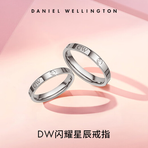 Daniel Wellington dw ring for women Star series couple ring elegant silver No. 56 birthday gift for girlfriend DW236
