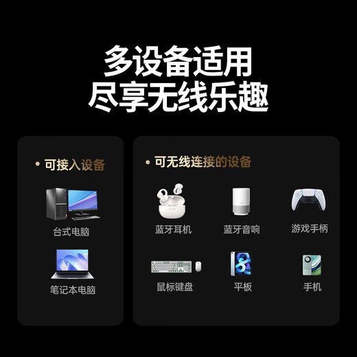 绿联USB蓝牙适配器6.0接收器免驱 适用键盘鼠标耳机音响手柄 PC电脑台式机外置蓝牙模块无线蓝牙发射器