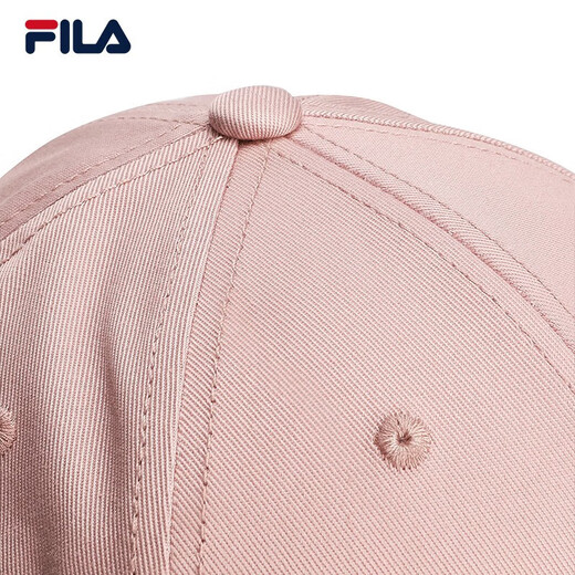 FILA Official Baseball Cap Couple Style Men's and Women's Hat Fashion Casual Peaked Hat Sun Hat Longlin Pink-LP XS