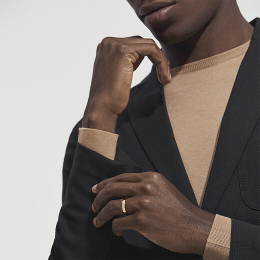 YIBIY 2025 latest gift WideCourt 18K gold ring 4mm 48