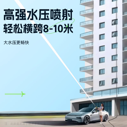 Huiduoduo car wash uses super high-pressure water gun to irrigate the ground, flower and vegetable garden, rush car, vortex booster foam car wash pump, special handheld