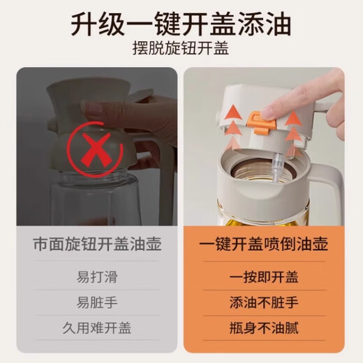 Lebo Lebo Charles Spray and Pour Integrated Oil Can 580ML