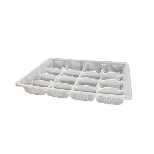 Wilkie Dumpling Storage Box Disposable Dumpling Compartment Freezing Box One Box One Cover Food Grade Special Storage Box Quick Freezing Packing Box 20 Grids 10 Pieces 1 Layer