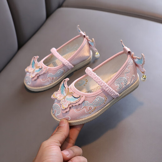 Suyikai Hanfu Chaussures brodées pour filles chaussures Han 2025 Nouvelle jupe de visage de cheval de cheval