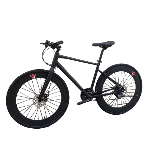 
Xidesheng gravel road bike 700C aluminum alloy thick-tire melon car 21/24/27 speed commuting and transportation flat road bike black racing model 21 speed