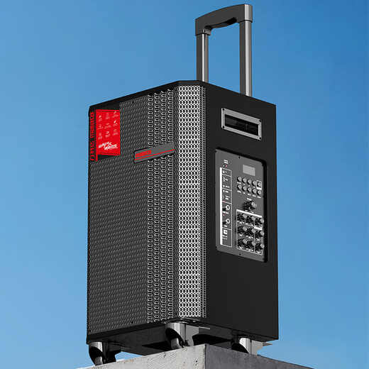 Malata M+9296 outdoor electric acoustic guitar folk singing instrument speaker square dance performance audio wireless Bluetooth home trolley speaker 12-inch OTG lossless live broadcast