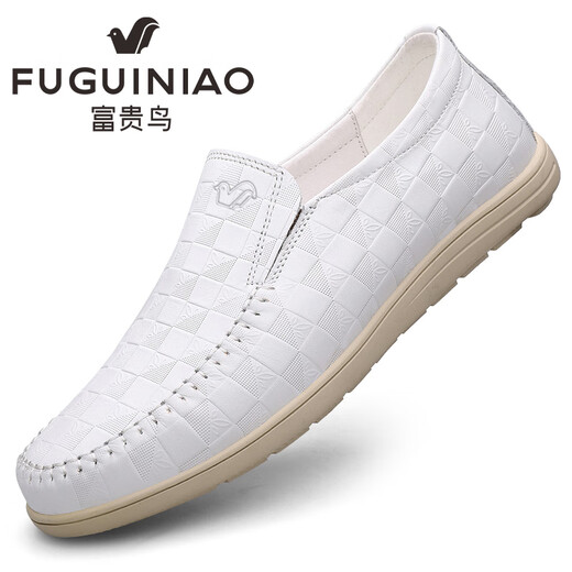 Zapatos para hombres fugui para hombres nuevos zapatos de cuero de cuero genuino de verano de verano