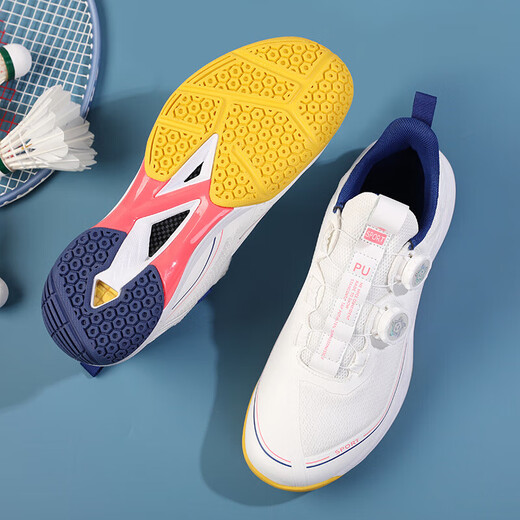 New ground flying 2MAXPRO second generation II badminton shoes with BOA knob high-end lightweight table tennis shoes black 42