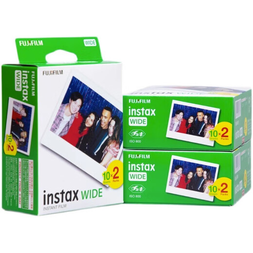 Fuji (FUJIFILM) instax instant wide400 one-time imaging retro camera photo paper WIDE Evo birthday gift five-inch wide 100 sheets official standard