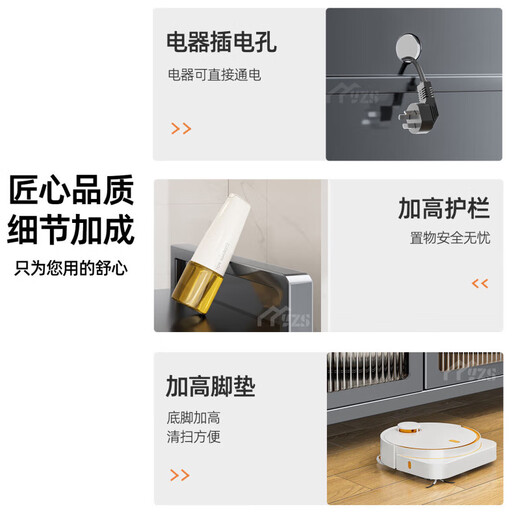 Kashiman sun protection balcony cabinet outdoor storage cabinet snacks living room sundries integrated wall storage locker multi-layer shoe cabinet gray new model 2025 platform quality certification 6 layers length 120*depth 45*height 185CM-gift wheel